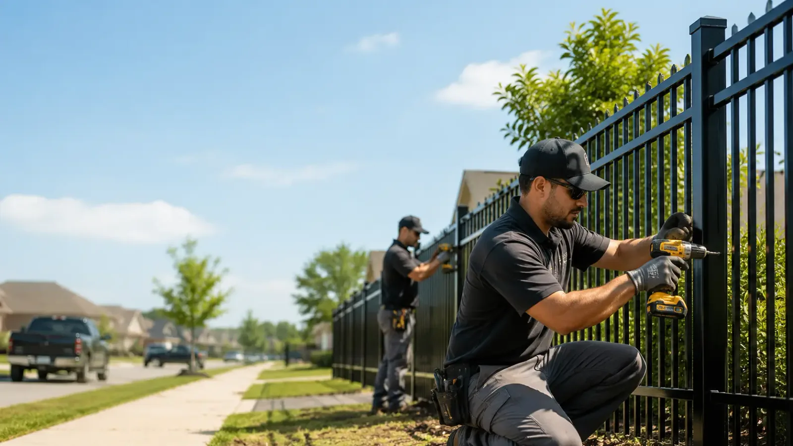 Metal Fence Installation in Patchogue, NY